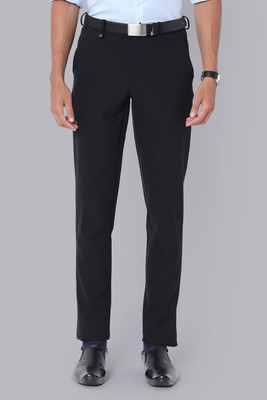 VAN HEUSEN Slim Fit Men Dark Blue Trousers