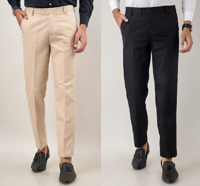 Shree VastraVeda Regular Fit Men Multicolor Trousers