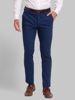 PARK AVENUE Skinny Fit Men Blue Trousers