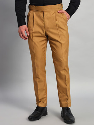 VIVA TRENDZ Regular Fit Men Brown Trousers