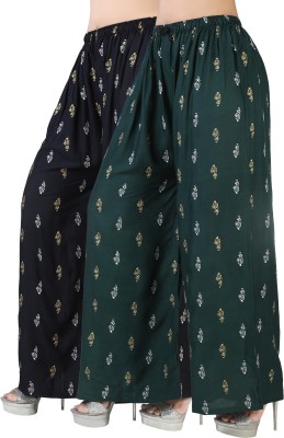 AREEBA COLLECTION Flared, Regular Fit, Relaxed, Tapered Women Multicolor Trousers