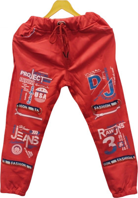 StylerOn Regular Fit Boys Red Trousers