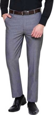 ELANHOOD Regular Fit Men Grey Trousers