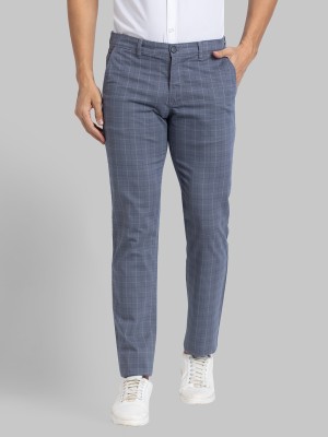 PARX Slim Fit Men Grey Trousers