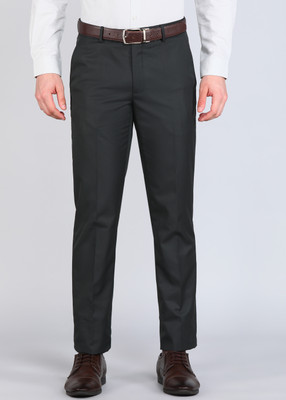PETER ENGLAND Regular Fit Men Green Trousers