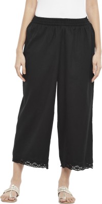 Rangmanch by Pantaloons Regular Fit Women Black Trousers