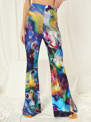 TANDUL Regular Fit Women Multicolor Trousers