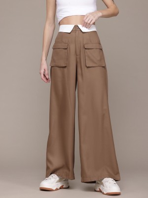 Roadster Loose Fit Women Beige Trousers