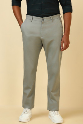 Allen Solly Regular Fit Men Grey Trousers