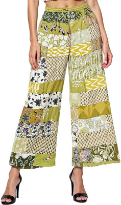 MANUFASHIONS Regular Fit Women Light Green Trousers
