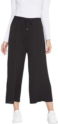 Khdijh Creation Regular Fit, Comfort Fit Women Black Trousers