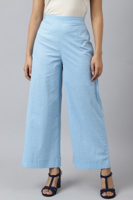 Aurelia Regular Fit Women Blue Trousers