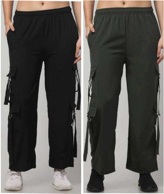 Subhaan Fashion Relaxed Women Multicolor Trousers