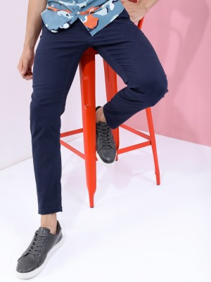 HIGHLANDER Tapered Men Dark Blue Trousers