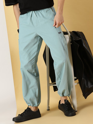 THOMAS SCOTT Regular Fit Men Light Blue Trousers