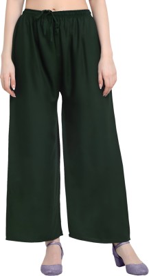 monis boutique house Relaxed Women Dark Green Trousers