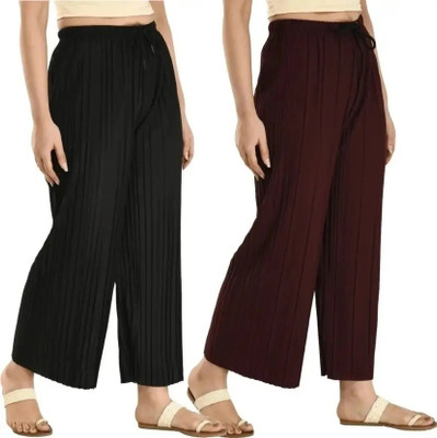 Mertens Loose Fit Women Multicolor Trousers