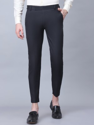 Tanip Regular Fit Men Black Trousers