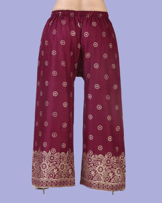 BINISH Regular Fit Women Maroon Trousers