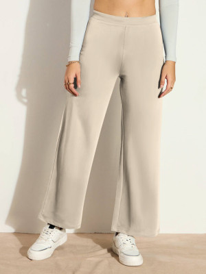 Hellcat Relaxed Women Beige Trousers