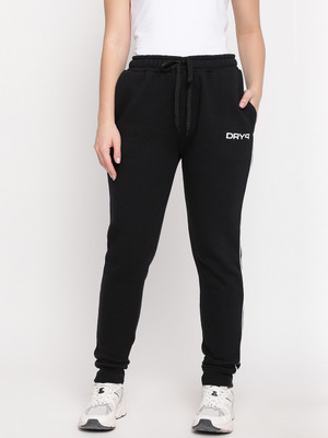 DRYP EVOLUT Regular Fit Women Black Trousers