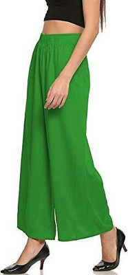junaid fashion Regular Fit Women Green Trousers