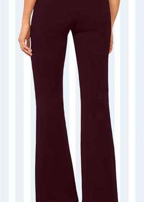 Tiki Tees Regular Fit Women Maroon Trousers
