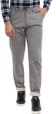 V-MART Regular Fit Men Grey, Grey Trousers