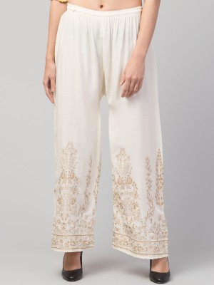 swaggish Relaxed Women White Trousers