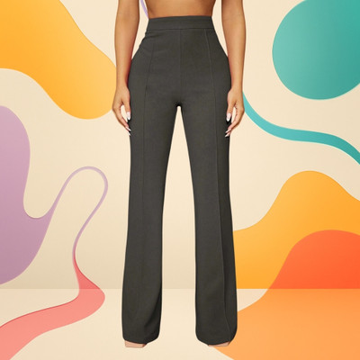 nitafashion Loose Fit Women Grey Trousers