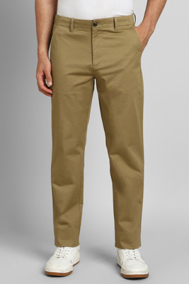 Simon Carter London Regular Fit Men Khaki Trousers