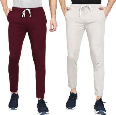 Kashmiri threading Solid Men Blue Track Pants
