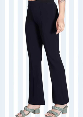 Tiki Tees Regular Fit Women Dark Blue Trousers