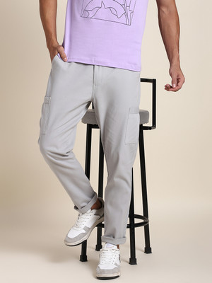 Dennis Lingo Regular Fit Men Grey Trousers