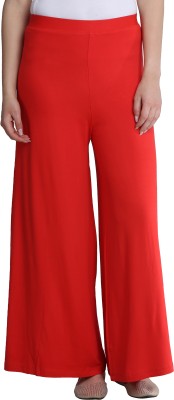 Morrio Flared Women Red Trousers