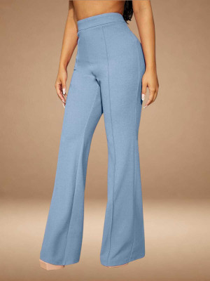 nitafashion Regular Fit Women Light Blue Trousers