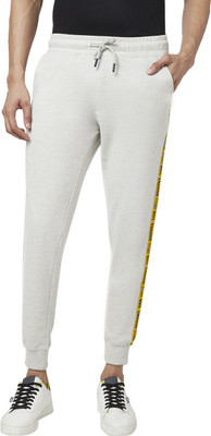 PEOPLE Slim Fit Men White Trousers