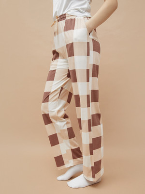 Ginger by Lifestyle Regular Fit Women Beige, Brown Trousers