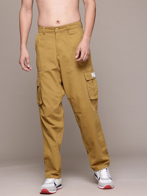 Roadster Loose Fit Men Yellow Trousers