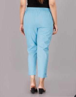 hind creations Regular Fit Women Light Blue Trousers