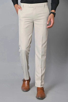 El Cielo Regular Fit Men Grey Trousers
