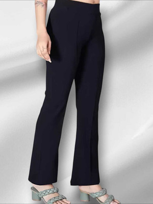 Tiki Tees Regular Fit Women Dark Blue Trousers