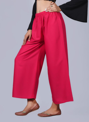 APQRS Regular Fit Women Pink Trousers