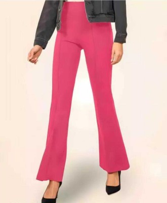 SURATI CREATION Relaxed Women Pink Trousers