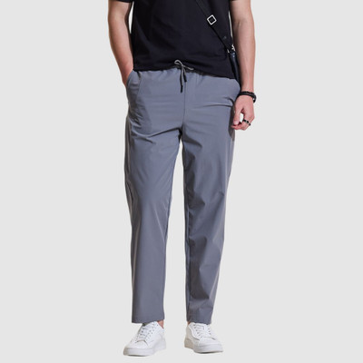 Snitch Regular Fit Men Grey Trousers