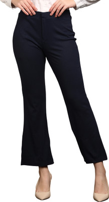 Smarty Pants Straight Fit Women Black Trousers