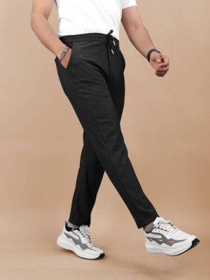 ynam Regular Fit Men Black Trousers