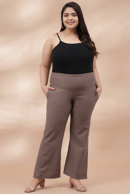 Amydus Flared Women Brown Trousers