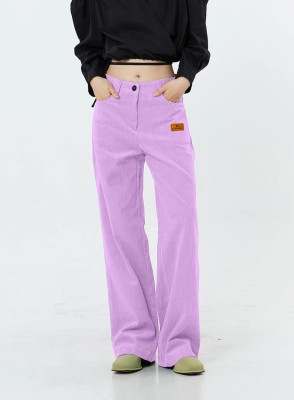 Rajovati Loose Fit Women Purple Trousers