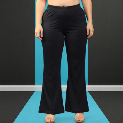 Anitafashion Loose Fit Women Black Trousers